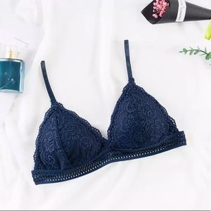 New lace padded bralette bra w/ adjustable straps